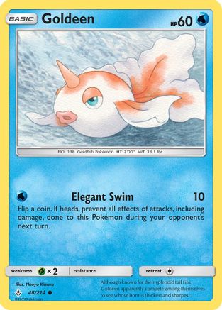 Goldeen - 48/214 - Common - Reverse Holo