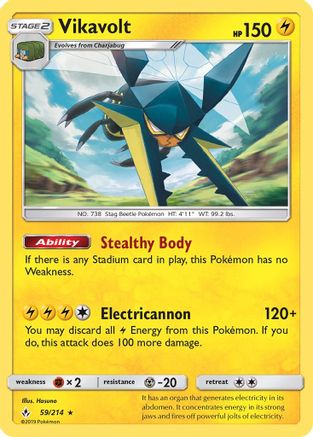 Vikavolt - 59/214 - Holo Rare