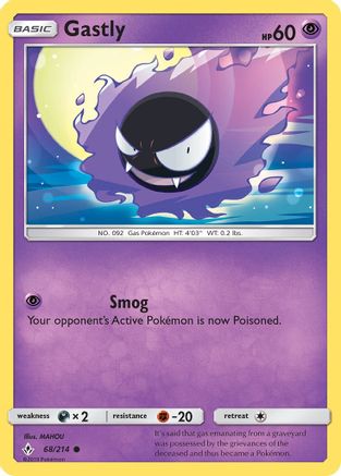 Gastly (68) - 68/214 - Common