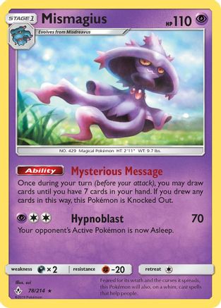 Mismagius - 78/214 - Rare
