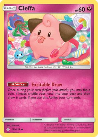 Cleffa - 131/214 - Uncommon - Reverse Holo