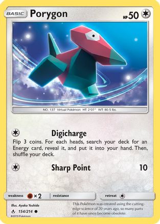 Porygon (154) - 154/214 - Common