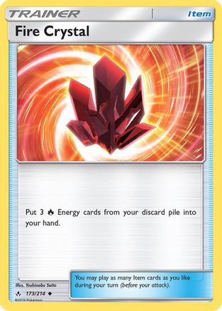 Fire Crystal - 173/214 - Uncommon - Reverse Holo