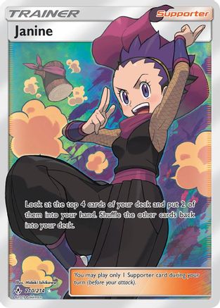 Janine (Full Art) - 210/214 - Ultra Rare