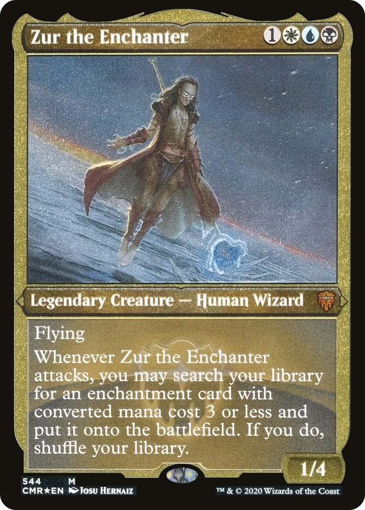 Zur the Enchanter (Foil Etched) (CMR-544)  Foil
