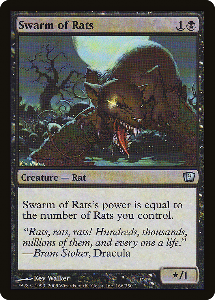 Swarm of Rats (9ED-166)  Foil