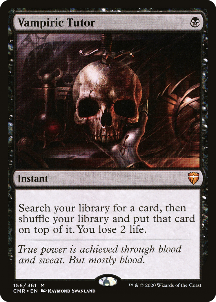 Vampiric Tutor (CMR-156)  Foil