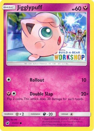 Jigglypuff (Build-A-Bear Workshop Exclusive) 071/111  Miscellaneous Cards & Products - Promo