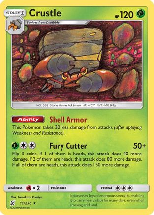 Crustle - 11/236 - Rare