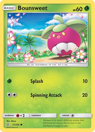 Bounsweet - 17/236 - Common - Reverse Holo