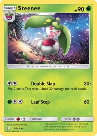 Steenee - 18/236 - Uncommon - Reverse Holo
