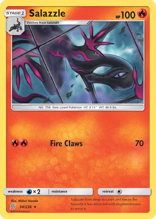 Salazzle (34) - 34/236 - Rare