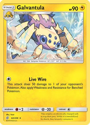 Galvantula - 62/236 - Rare - Reverse Holo