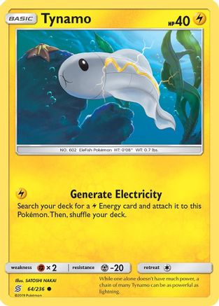 Tynamo (64) - 64/236 - Common - Reverse Holo