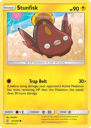 Stunfisk - 67/236 - Common - Reverse Holo