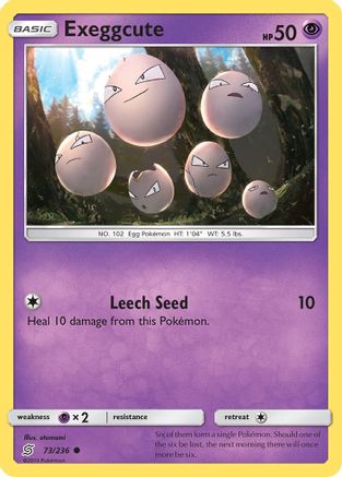 Exeggcute - 73/236 - Common - Reverse Holo