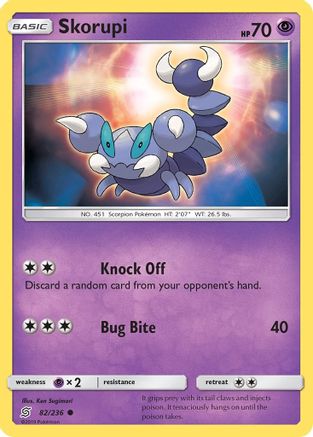 Skorupi - 82/236 - Common - Reverse Holo
