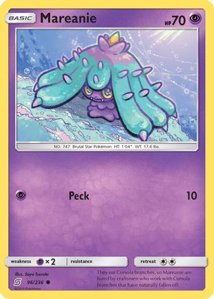 Mareanie - 96/236 - Common - Reverse Holo