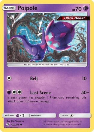 Poipole - 102/236 - Common - Reverse Holo