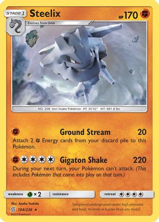 Steelix - 104/236 - Rare - Reverse Holo