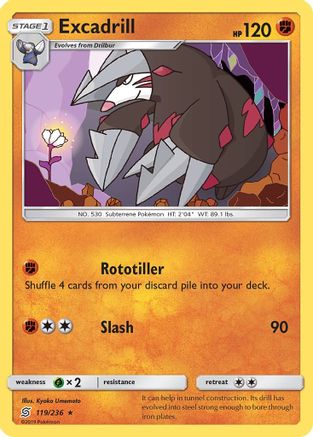 Excadrill - 119/236 - Rare