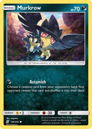 Murkrow (128) - 128/236 - Common - Reverse Holo