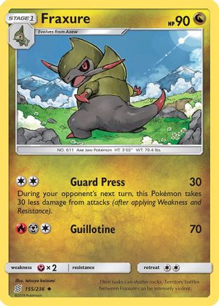Fraxure - 155/236 - Uncommon