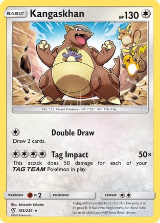 Kangaskhan - 163/236 - Holo Rare
