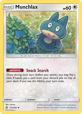 Munchlax - 173/236 - Uncommon