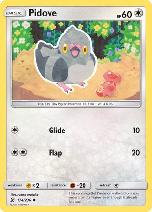 Pidove - 174/236 - Common - Reverse Holo