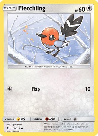 Fletchling - 179/236 - Common - Reverse Holo