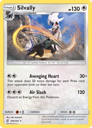 Silvally - 184/236 - Holo Rare
