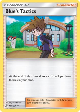 Blue's Tactics - 188/236 - Uncommon - Reverse Holo
