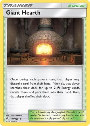 Giant Hearth - 197/236 - Uncommon - Reverse Holo