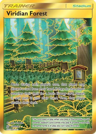 Viridian Forest (Secret) 256  - Holofoil SM  Unified Minds - Secret Rare