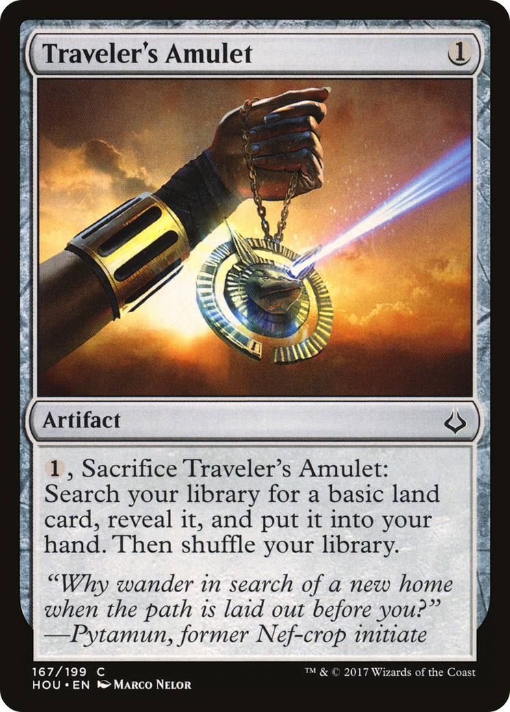 Traveler's Amulet (HOU-167)  Foil