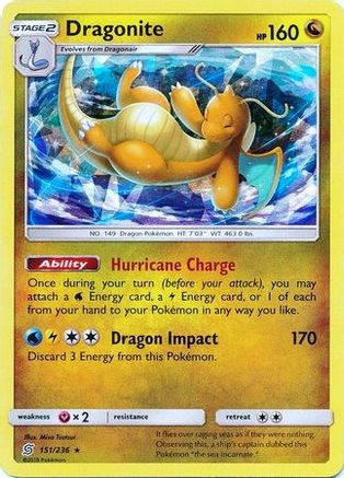 Dragonite (Cracked Ice Holo) 151/236