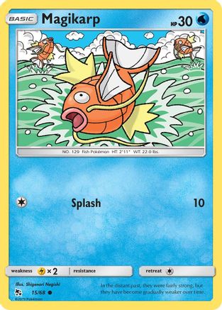 Magikarp - 15/68 - Common - Reverse Holo