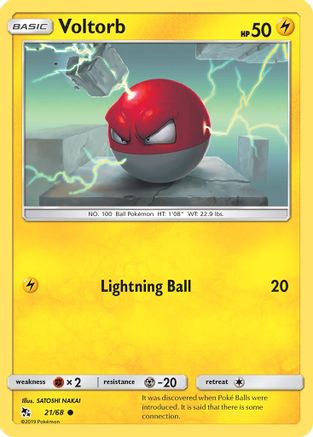 Voltorb - 21/68 - Common - Reverse Holo