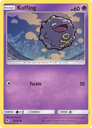 Koffing - 28/68 - Common - Reverse Holo