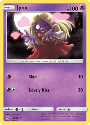 Jynx - 30/68 - Uncommon - Reverse Holo