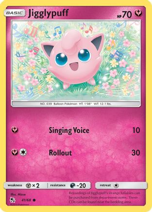 Jigglypuff - 41/68 - Common - Reverse Holo