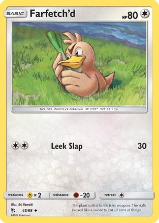 Farfetch'd - 45/68 - Uncommon - Reverse Holo