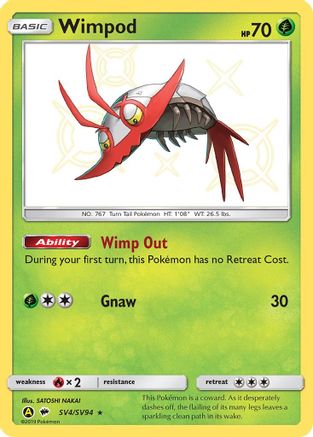 Wimpod SV4  - Holofoil- Shiny Holo Rare