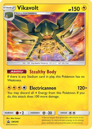 Vikavolt SM208  - Holofoil SM Promos - Promo