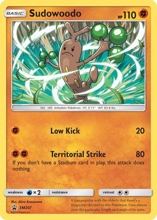 Sudowoodo SM207  - Holofoil SM Promos - Promo