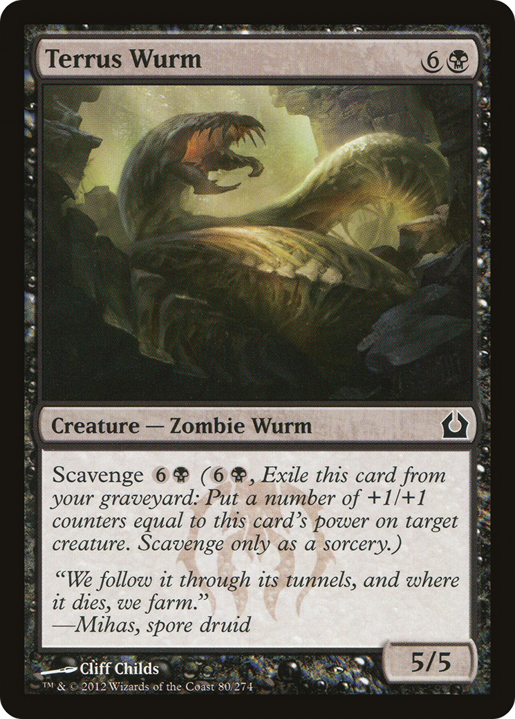 Terrus Wurm (RTR-080)  Foil