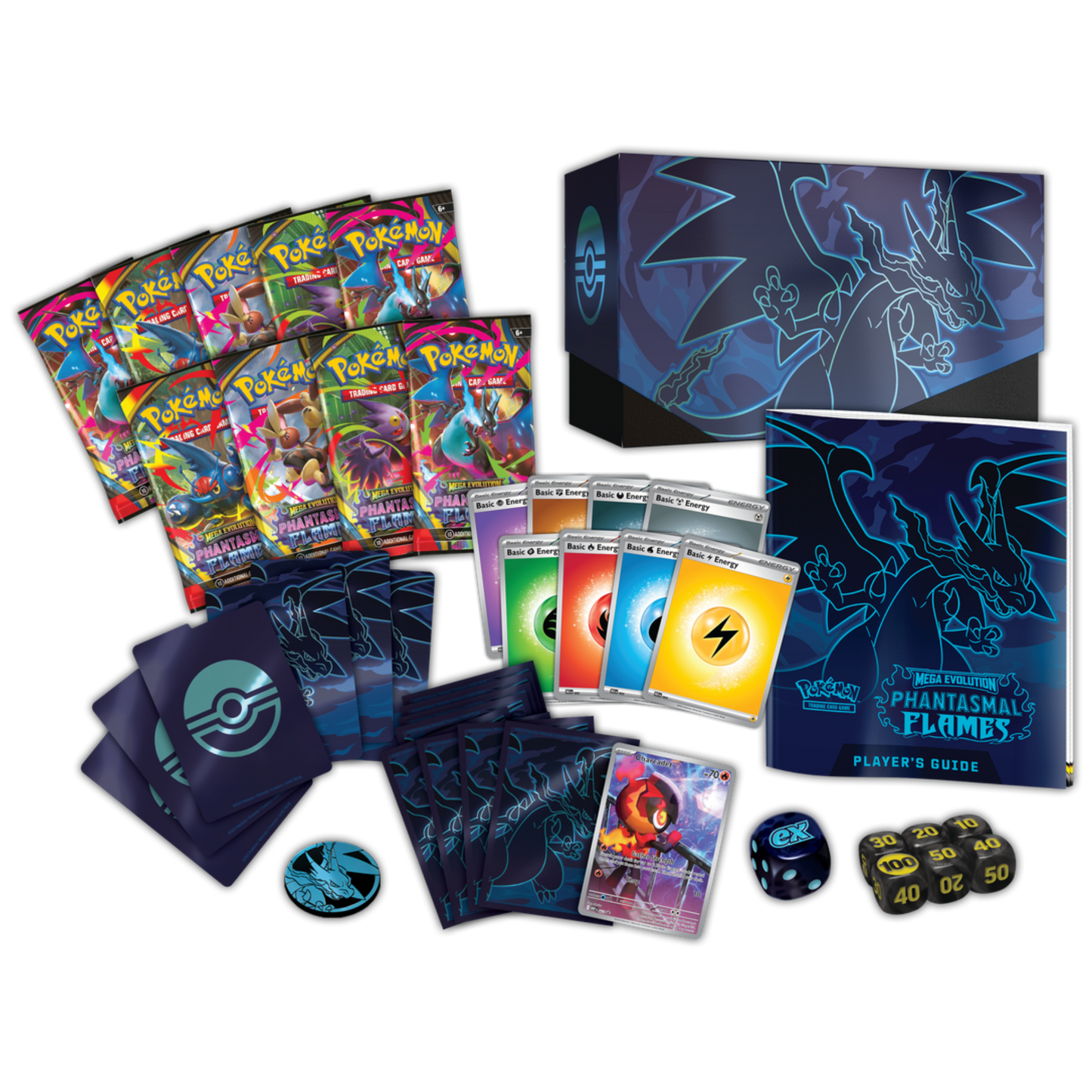 Pokemon TCG Mega Evolution Phantasmal Flames Elite Trainer Box