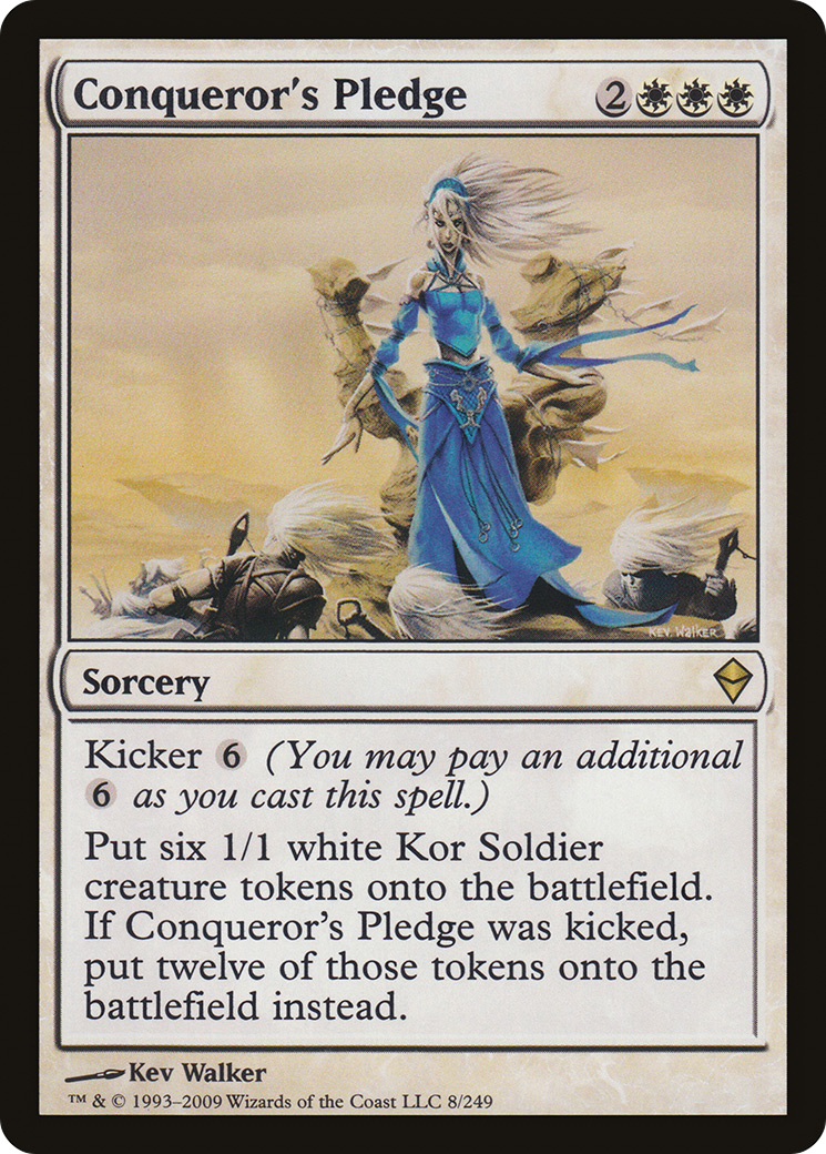 Conqueror's Pledge (ZEN-008)  Foil