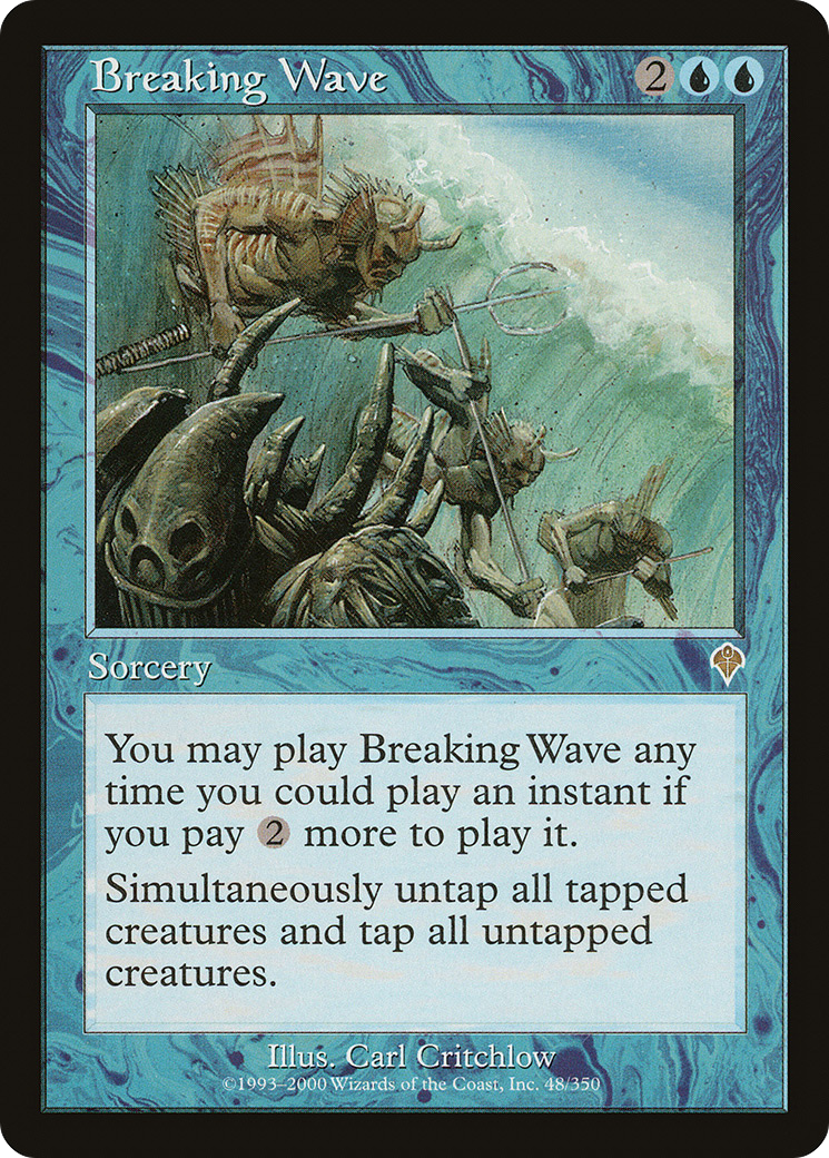 Breaking Wave (INV-048)  Foil